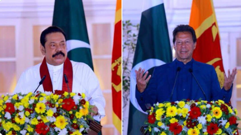  PM Khan for enhancing trade and connectivity through CPEC right upto Central Asia for Sri Lanka