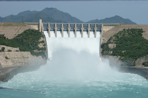  Power generation of Tarbela dam increased to 3698 MW