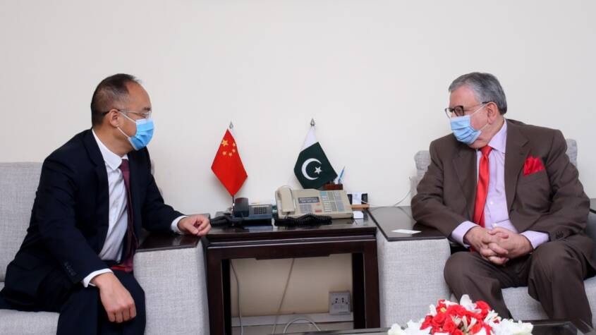  Minister Shaukat Tarin, Ambassador Nong pledge fast track implementation of CPEC projects