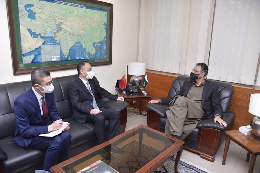  Minister Umar, Ambassador Nong discuss CPEC’s way forward