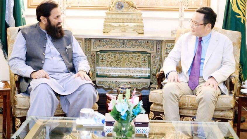  Chinese CG calls on Punjab Governor to discuss matters of mutual interest including CPEC