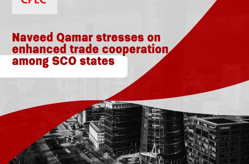  Naveed Qamar stresses on enhanced trade cooperation among SCO states