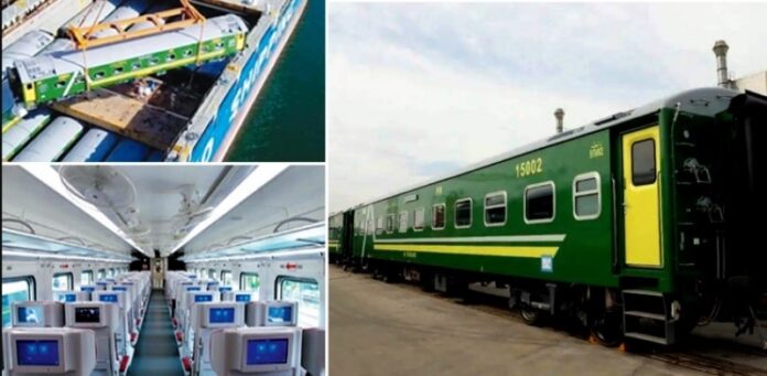  Pakistan Railways receives first batch of high-speed rail coaches from China