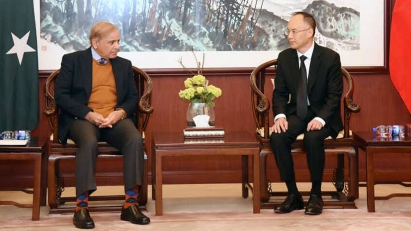  PM Shehbaz visits Chinese embassy to offer condolences on death of President Jiang Zemin