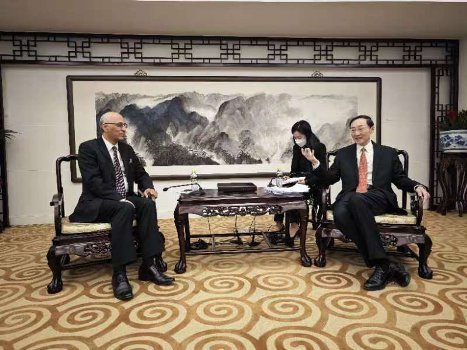  Ambassador Haque meets with Chinese Vice FM Sun Weidong