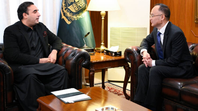  FM Bilawal discusses bilateral ties with Chinese Ambassador Nong Rong