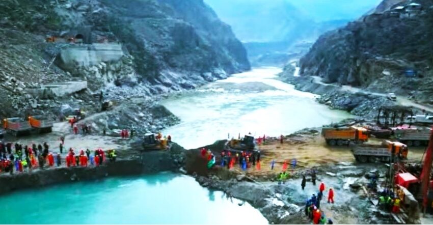  Indus River successfully diverted through tunnel at Dasu HPP