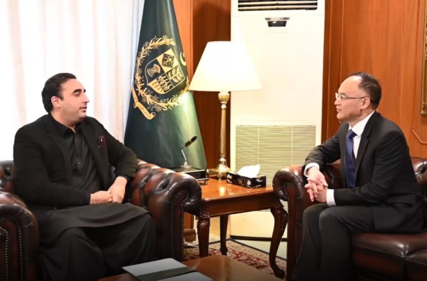  FM Bilawal welcomes Nong Rong’s appointment as Chinese Assistant Minister of Foreign Affairs