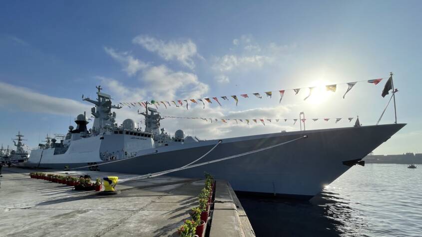  China delivers two Type 054A/P frigates to the Pakistan Navy