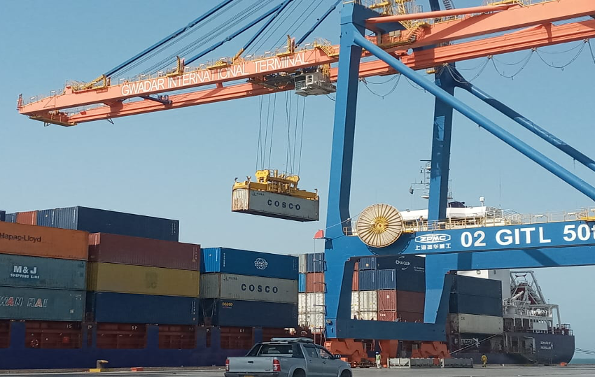  31 containers carrying cold storage material reached Gwadar Port