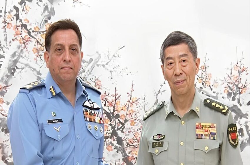  Chinese defense minister meets Pakistan’s air force chief