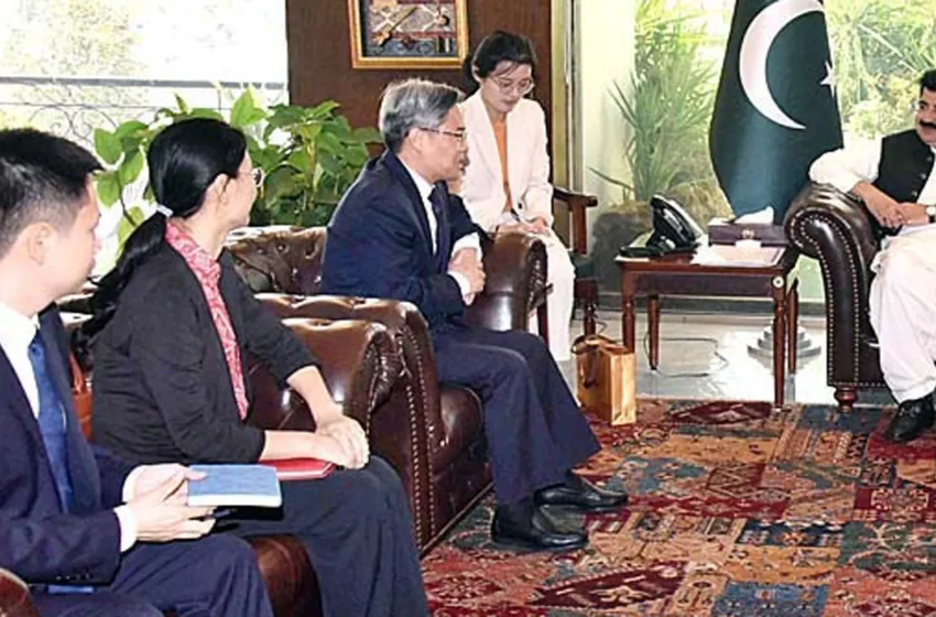  Senate Chairman, Chinese ambassador discuss matters of mutual interest including CPEC