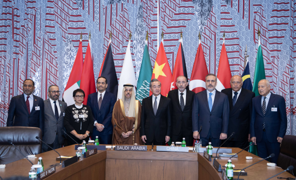  Chinese FM meets Arab-Islamic foreign ministers in New York