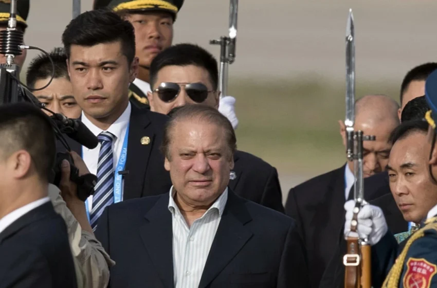  Former Prime Minister and PML-N Quaid Nawaz Sharif leaves for China
