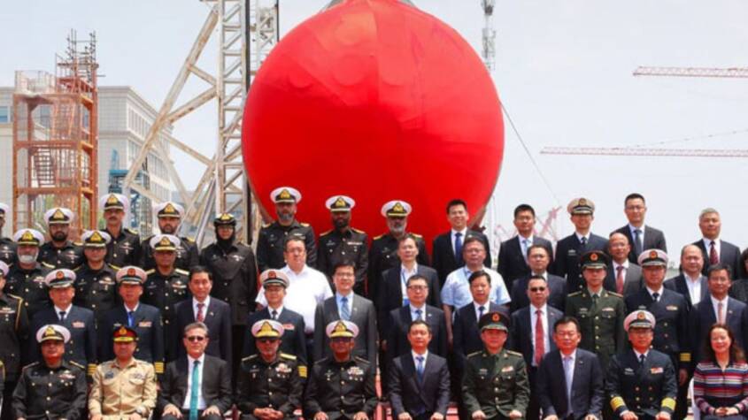  China unveils first Hangor-class submarine built for Pakistan