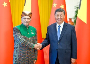 Xi holds welcome ceremony for Timor Leste's President