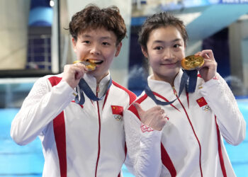 China starts Olympics with two gold, one bronze