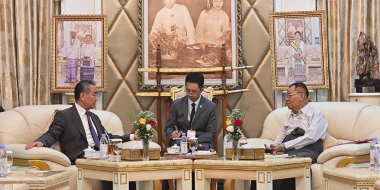 China opposes external interference in Myanmar