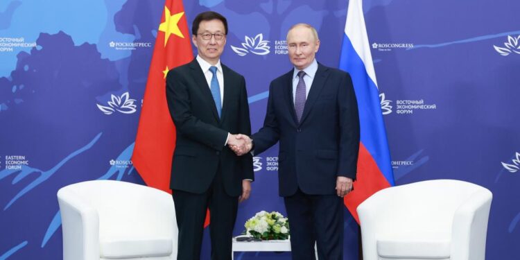 Chinese VP meets with Putin