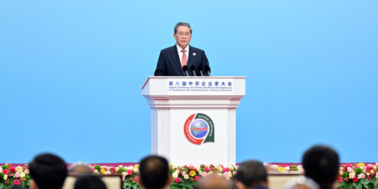Chinese premier urges higher-level China-Africa trade cooperation