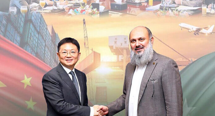 Federal Minister for Commerce Jam Kamal meets China’s Vice Minister