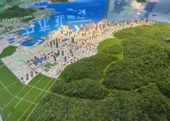 The Port of Dalian in China