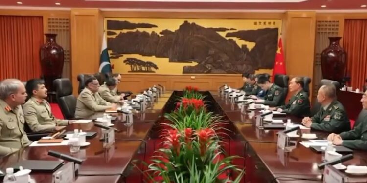 CJCSC Gen Mirza, Chinese leadership discuss regional peace at Beijing Xiangshan Forum