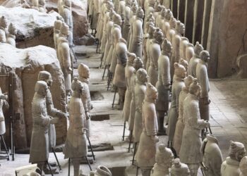 The historic city of Xi'an in China