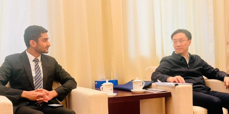The Daily CPEC Chief Digital Officer met with Chinese Ministry Official