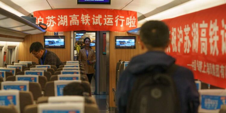 Shanghai-Suzhou-Huzhou Railway enters trial phase