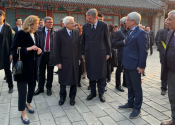 Italian President Sergio Mattarella arrives in Beijing for state visit