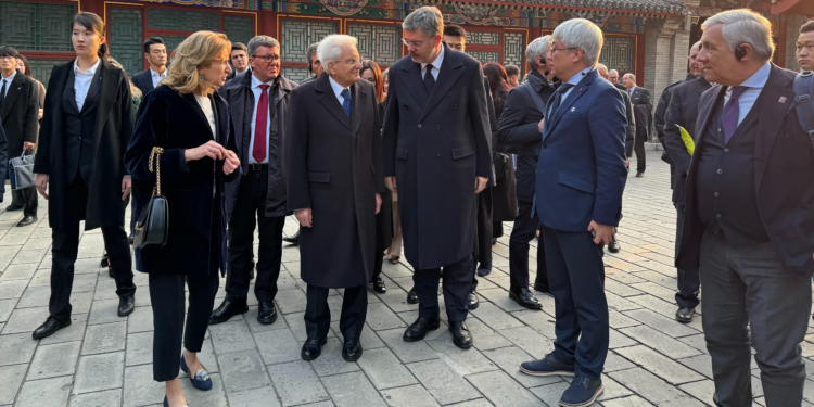 Italian President Sergio Mattarella arrives in Beijing for state visit