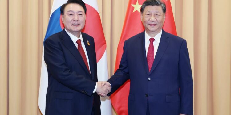 Xi, Yoon pledge stronger China-South Korea partnership