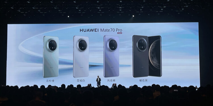 Huawei launches Mate 70 and Mate X6