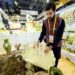 Pakistani camel bone and salt lamps shine at CIIE