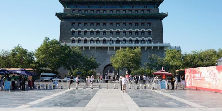 Historical archery tower in Beijing opens to public