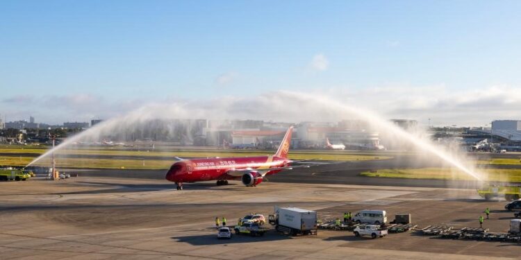 Juneyao Air launches Shanghai-Sydney route