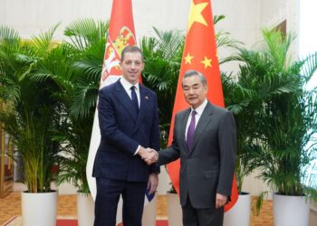 Wang Yi meets Serbian counterpart