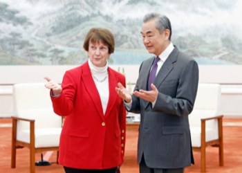 Chinese Foreign Minister Meets Susan Elliot