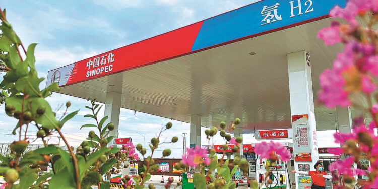 Sinopec launches first seawater hydrogen production project