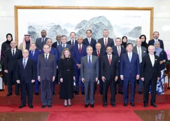 Wang Yi meet Arab diplomatic envoys