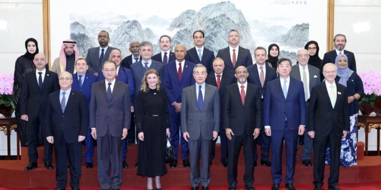 Wang Yi meet Arab diplomatic envoys