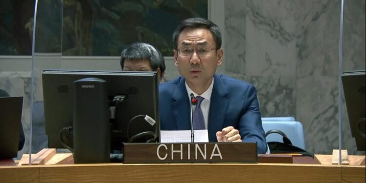 China urges U.S. to support peace in Ukraine