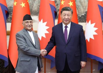 Xi and Oli meet to strengthen China Nepal partnership
