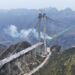 World's tallest bridge in Guizhou province nears completion