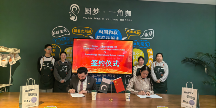 Pak, China firms partner to open exclusive coffee shop model