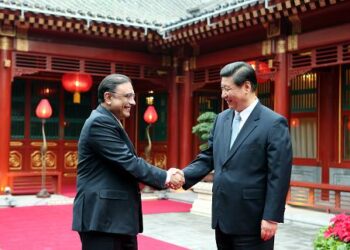 President Zardari sends New Year greetings to President Xi
