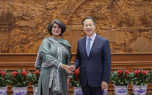 Vice Foreign Minister Ma Zhaoxu Meets with Pakistani Foreign Secretary Amna Baloch