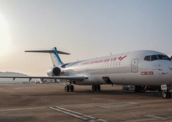 China's homegrown C909 aircraft launches direct Brunei flight