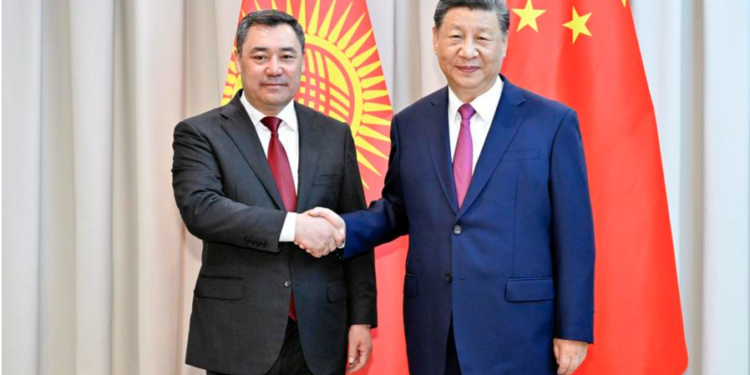 President Xi meets Kyrgyz President Japarov